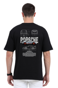 Porsche 911 GT3 RS Blueprint Oversized T-Shirt